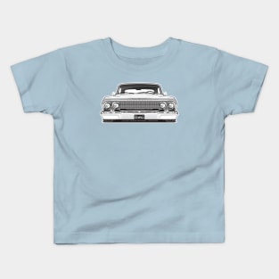 1963 Impala BW Kids T-Shirt